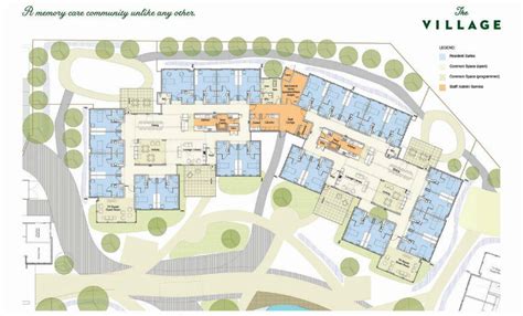How “dementia villages” are designed for their residents .